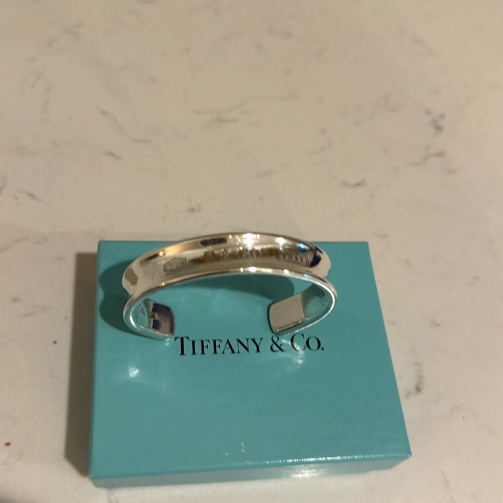 Authentic Tiffany 1/2” sterling cuff